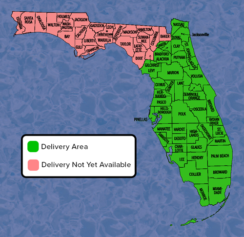 Florida Counties Map